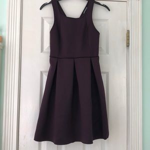 Dark purple party dress